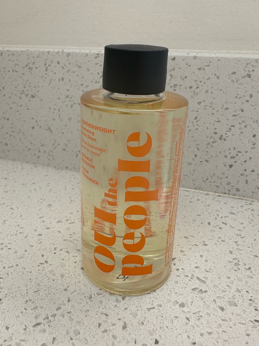 New Oui the People Hydrating Body Gloss Oil in Orange Blossom - Large 98ML